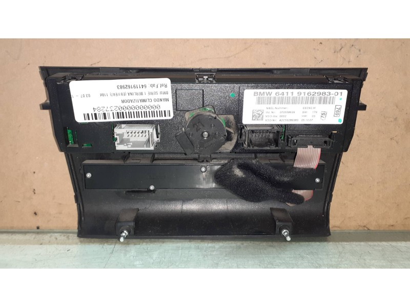 Recambio de mando climatizador para bmw serie 1 berlina (e81/e87) 118d referencia OEM IAM 64119162983 A2C53289383 VDO