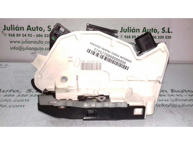 Recambio de cerradura puerta trasera izquierda para seat mii (kf1) @mii referencia OEM IAM 1S4839015C 3+3 PINES NEGRO