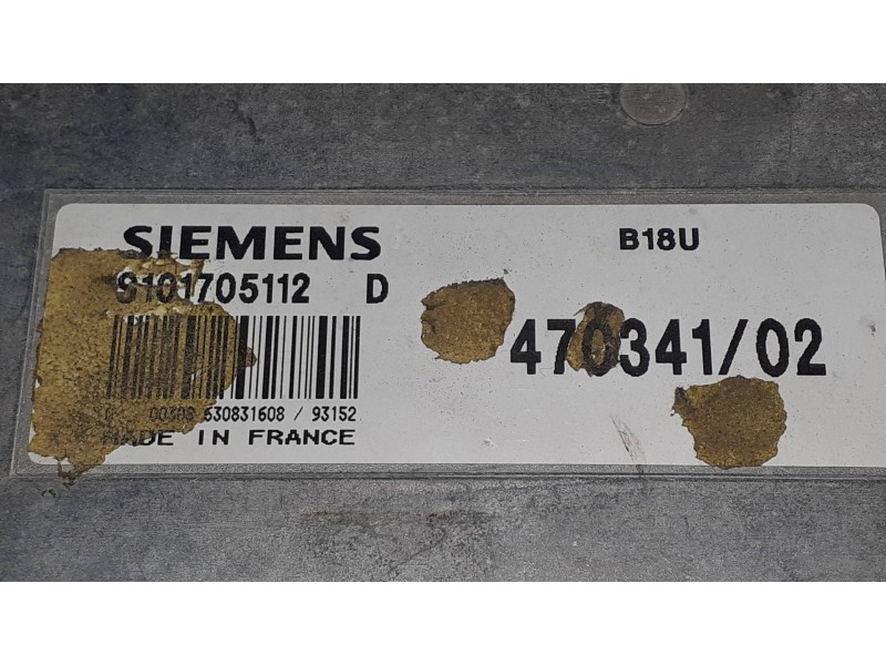 Recambio de centralita motor uce para volvo serie 460 1.8i action referencia OEM IAM S101705112D S101705112D SIEMENS