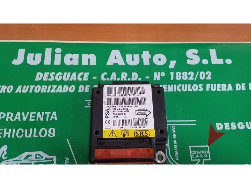 Recambio de centralita airbag para citroen c2 furio referencia OEM IAM 9660855280   Recambio de centralita airbag para citroen c2 furio referencia OEM IAM 9660855280