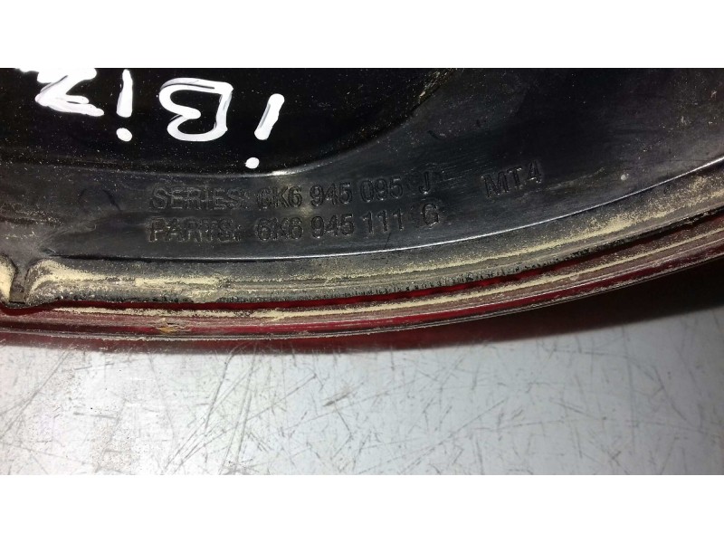 Recambio de piloto trasero izquierdo para seat ibiza (6k1) select referencia OEM IAM 6K6945095J 6K6945111G EXT - ALETA