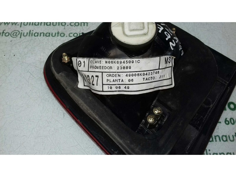 Recambio de piloto trasero derecho interior para seat ibiza (6k1) select referencia OEM IAM 6K6945091C  INT - PORTON