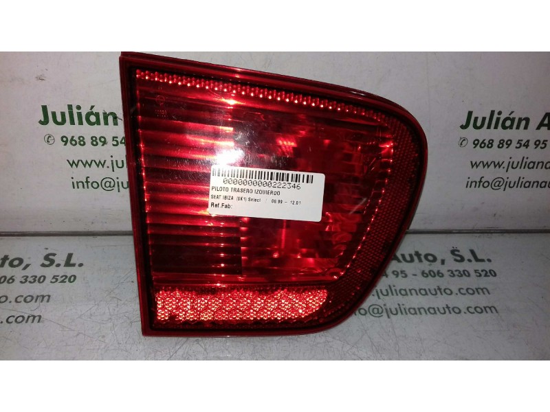 Recambio de piloto trasero izquierdo interior para seat ibiza (6k1) select referencia OEM IAM   INT - PORTON