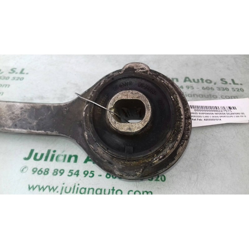 Recambio de brazo suspension inferior delantero izquierdo para mercedes-benz clase c (w203) sportcoupe c 220 cdi (203.706) refer