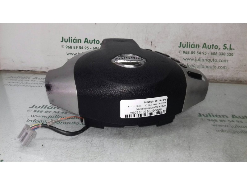 Recambio de airbag delantero izquierdo para nissan x-trail (t31) le referencia OEM IAM NK70SN1002  