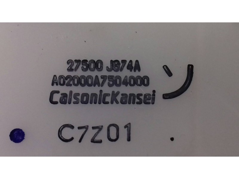 Recambio de mando climatizador para nissan x-trail (t31) le referencia OEM IAM 27500J874A  