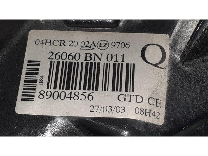 Recambio de faro izquierdo para nissan almera (n16/e) line up referencia OEM IAM 89004856 08H42 26026BN011
