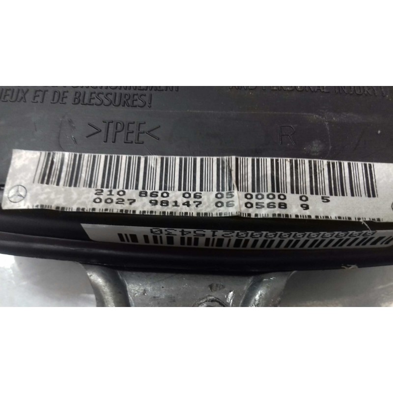 Recambio de airbag lateral delantero derecho para mercedes-benz clase e (w210) berlina diesel 300 turbodiesel (210.025) referenc