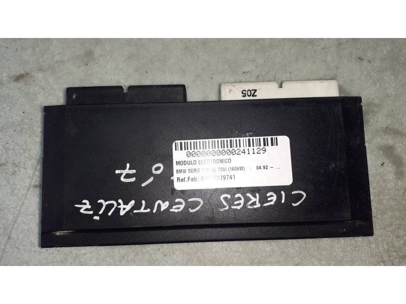 Recambio de modulo electronico para bmw serie 7 (e32) 730i (160kw) referencia OEM IAM 61351379741 606140X01E 