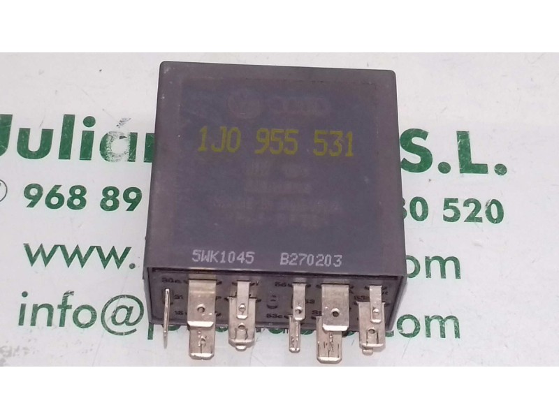 Recambio de rele para volkswagen new beetle cabriolet (1y7) 2.0 referencia OEM IAM 1JO955531 LIMPIAPARABRISAS RELE 192