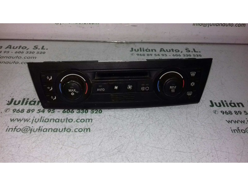 Recambio de mando climatizador para bmw serie 1 berlina (e81/e87) 118d referencia OEM IAM 696159501  