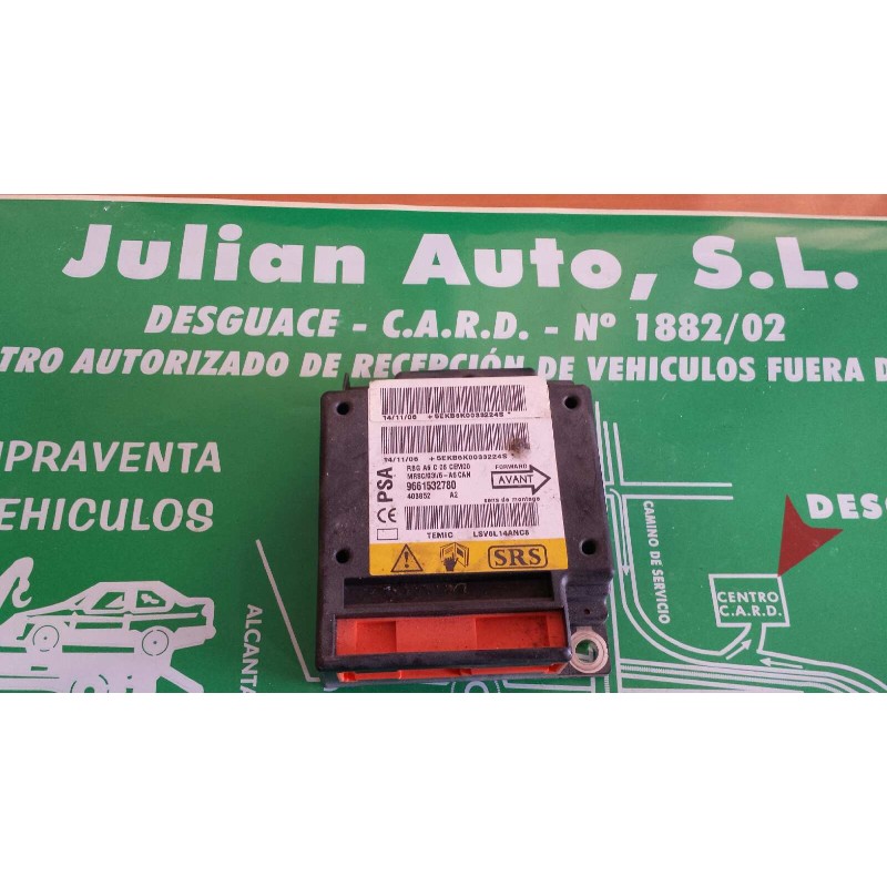 Recambio de centralita airbag para citroen c2 collection referencia OEM IAM 9661532780  