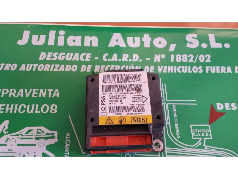 Recambio de centralita airbag para citroen c2 collection referencia OEM IAM 9661532780  