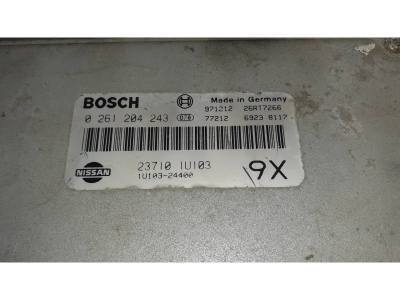 Recambio de centralita motor uce para nissan micra (k11) básico referencia OEM IAM 237101U103 0261204243 BOSCH