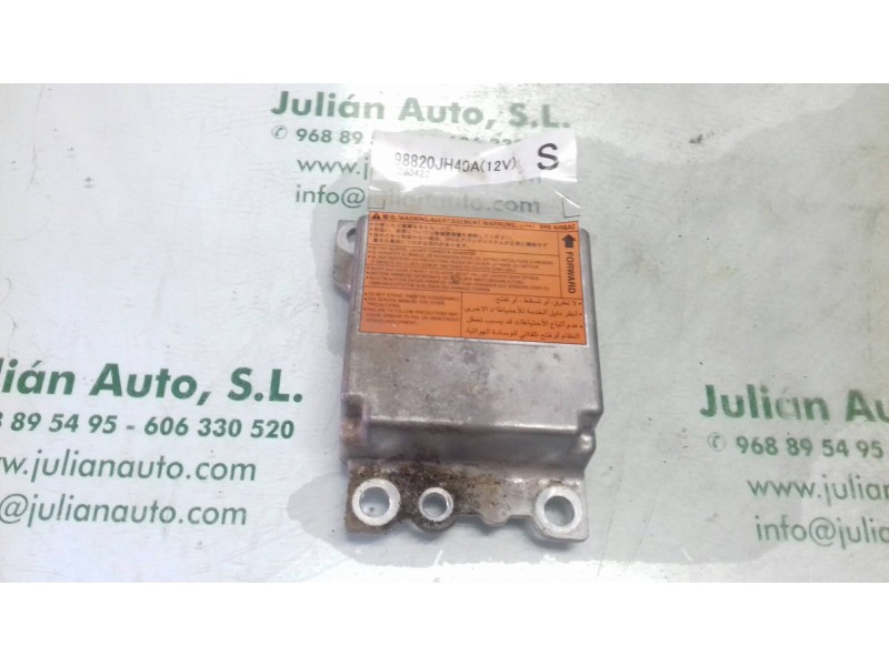 Recambio de centralita airbag para nissan x-trail (t31) le referencia OEM IAM 98820JH40A 080422 