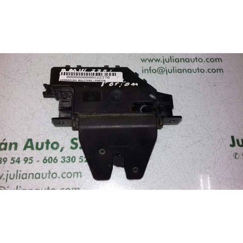 Recambio de cerradura maletero / porton para bmw serie 3 berlina (e90) 330i referencia OEM IAM 7840617  4 PINES