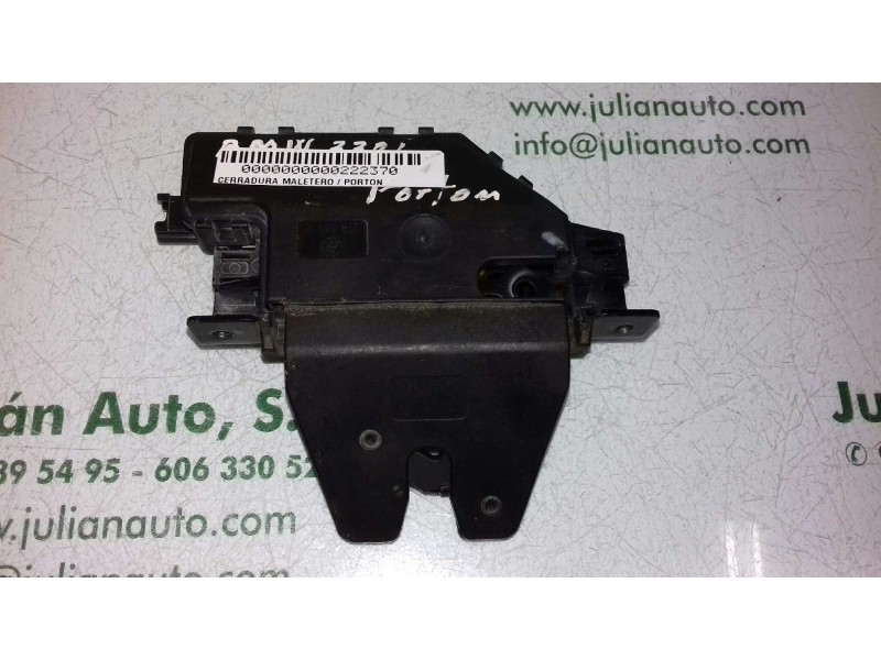 Recambio de cerradura maletero / porton para bmw serie 3 berlina (e90) 330i referencia OEM IAM 7840617  4 PINES