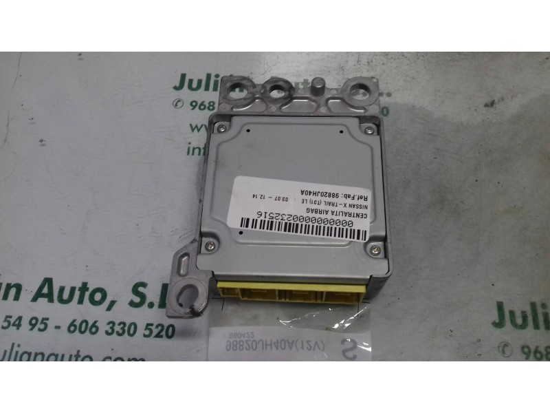 Recambio de centralita airbag para nissan x-trail (t31) le referencia OEM IAM 98820JH40A 080422 