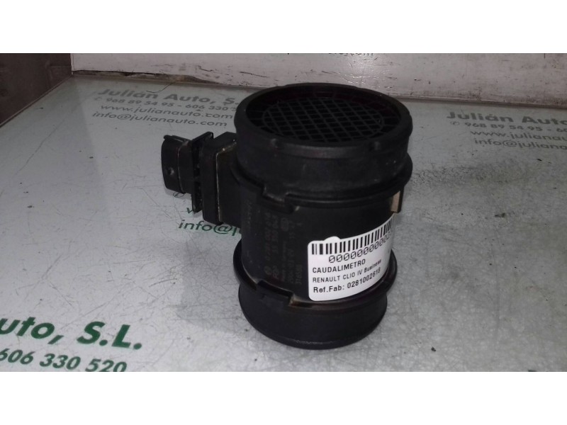 Recambio de caudalimetro para renault clio iv business referencia OEM IAM 0281002618 55350048 BOSCH