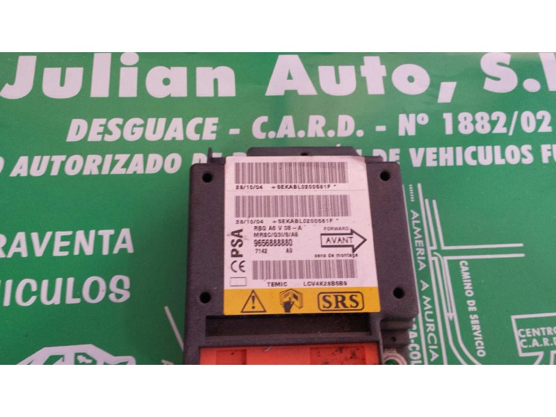 Recambio de centralita airbag para citroen c2 furio referencia OEM IAM 9656888880  