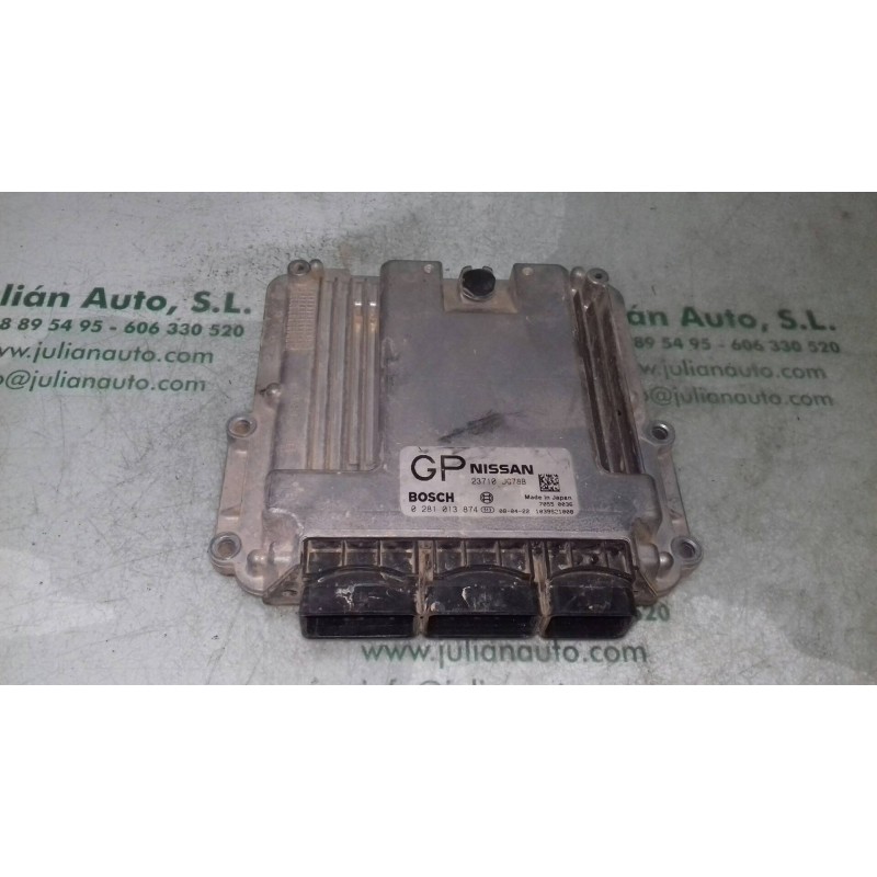 Recambio de centralita motor uce para nissan x-trail (t31) le referencia OEM IAM 23710JG78B 0281013874 BOSCH