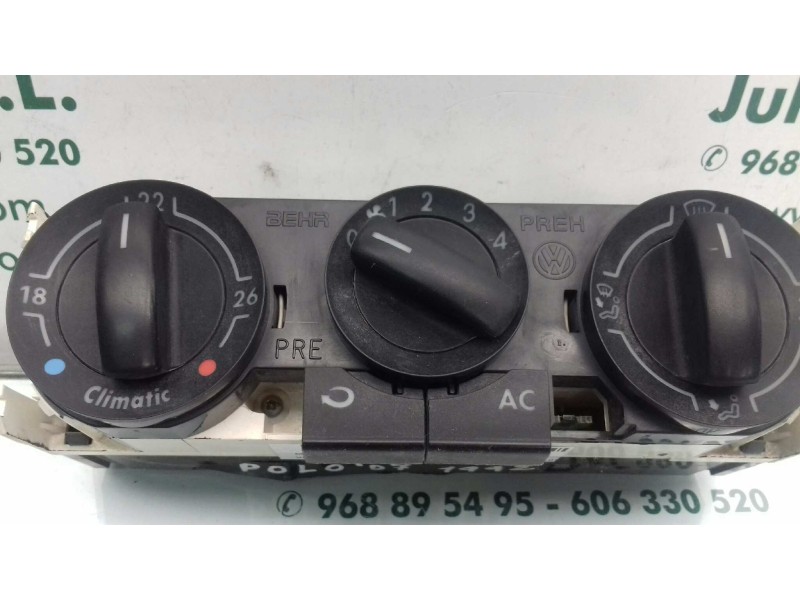 Recambio de mando calefaccion / aire acondicionado para volkswagen polo (9n3) edition referencia OEM IAM 6Q0820045G 6Q0819445 BE
