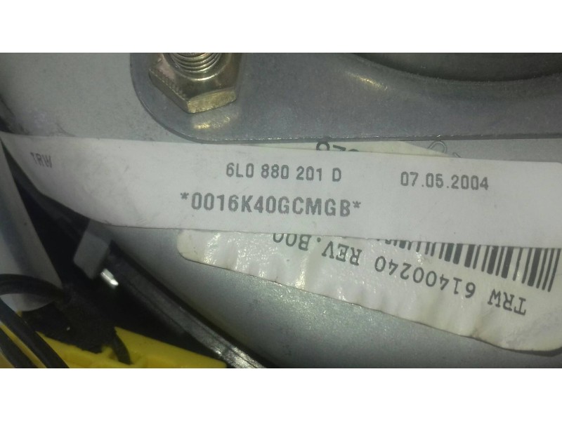 Recambio de airbag delantero izquierdo para seat ibiza (6l1) stella referencia OEM IAM 6L0880201D  