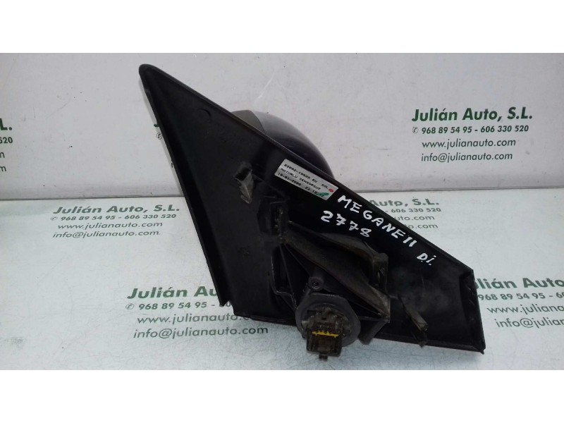 Recambio de retrovisor izquierdo para renault megane ii classic berlina dynamique referencia OEM IAM 8200219925 12353060 ELECTRI