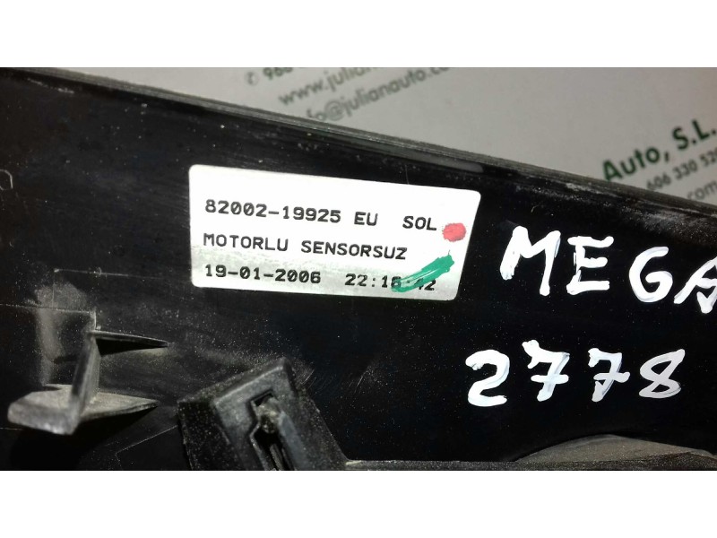 Recambio de retrovisor izquierdo para renault megane ii classic berlina dynamique referencia OEM IAM 8200219925 12353060 ELECTRI