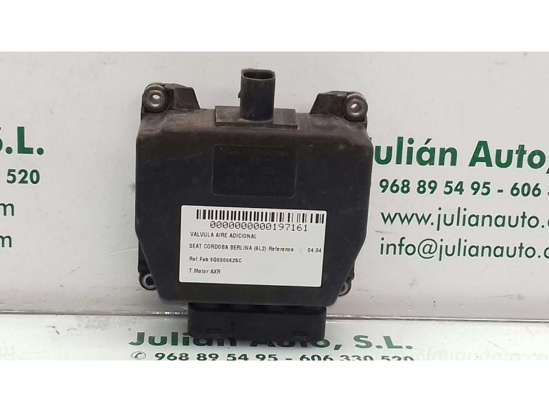 Recambio de valvula aire adicional para seat cordoba berlina (6l2) reference referencia OEM IAM 6Q0906625C  