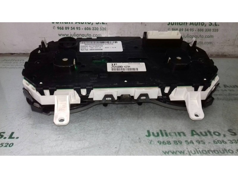 Recambio de cuadro instrumentos para nissan x-trail (t31) le referencia OEM IAM 0804100005B 1PJG5004Z9M JG5004Z9M