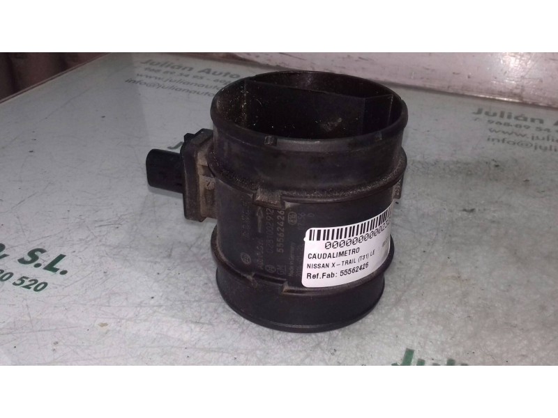 Recambio de caudalimetro para nissan x-trail (t31) le referencia OEM IAM 55562426 0281002912 3+2 PINES