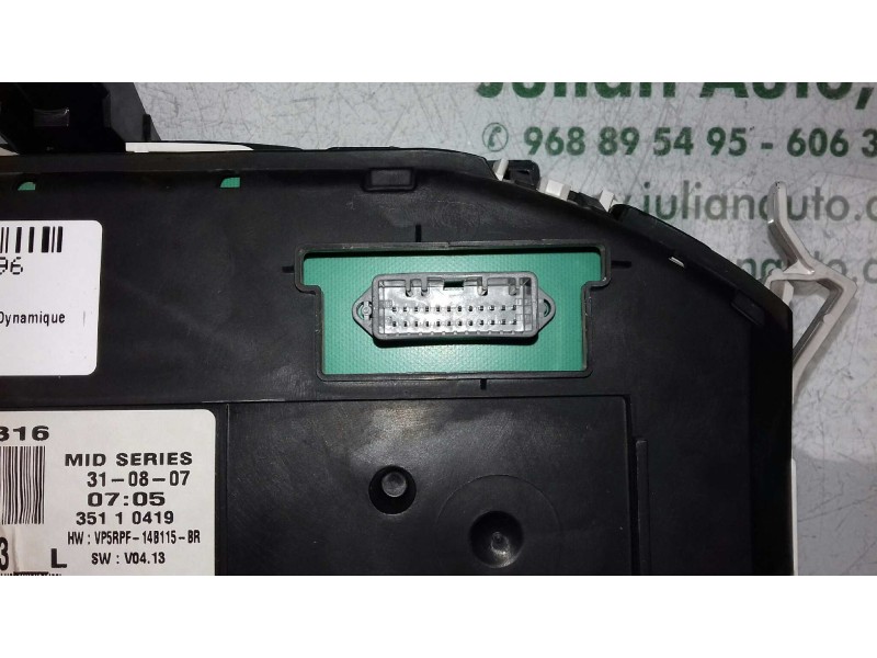 Recambio de cuadro instrumentos para renault megane ii classic berlina dynamique referencia OEM IAM 8200720313L 35110419 VISTEON