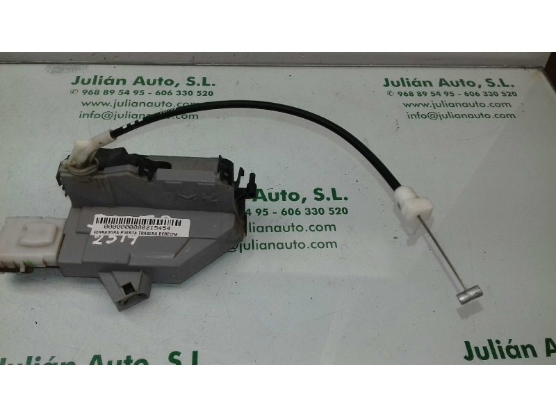 Recambio de cerradura puerta trasera derecha para peugeot 308 sport referencia OEM IAM 567164 A01521 6 PINES