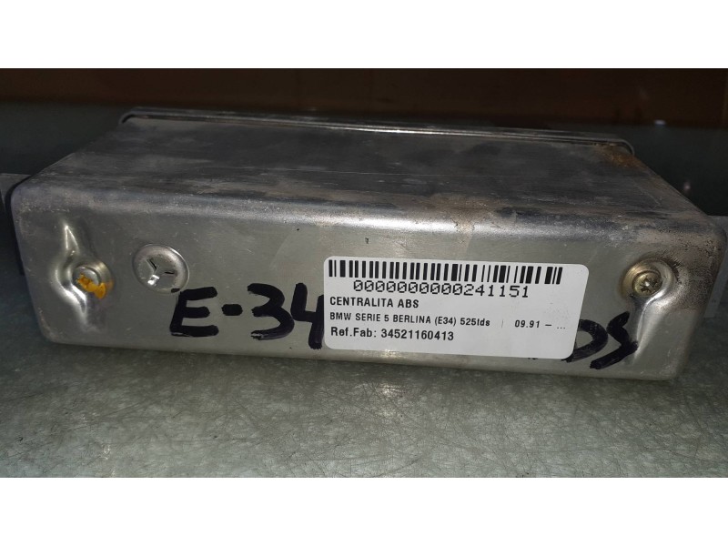 Recambio de centralita abs para bmw serie 5 berlina (e34) 525tds referencia OEM IAM 34521160413 0265103047 BOSCH