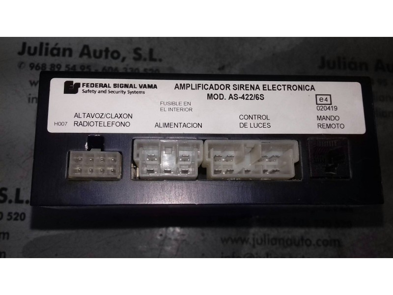 Recambio de modulo electronico para nissan x-trail (t31) le referencia OEM IAM AS4226S 8235486 AMPLIFICADOR