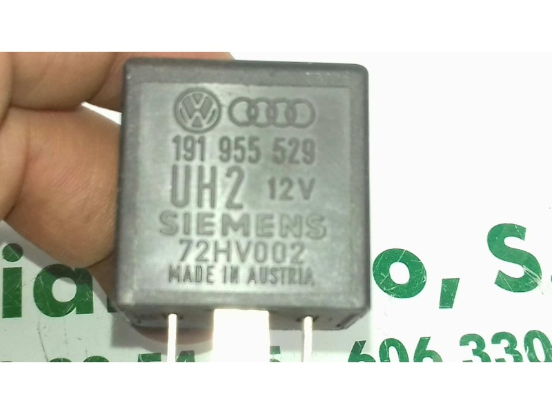 Recambio de rele para seat ibiza (6k) 1.4 referencia OEM IAM 191955529 LIMPIAPARABRISAS RELE 72