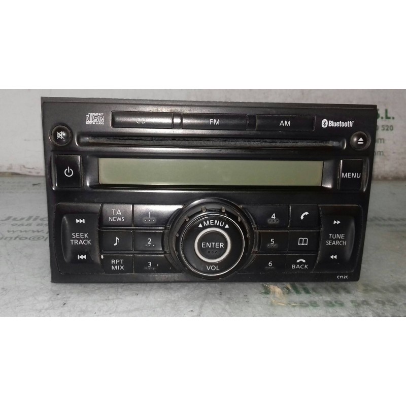 Recambio de sistema audio / radio cd para nissan x-trail (t31) le referencia OEM IAM 28185JH120 PP2805T 