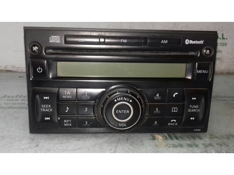 Recambio de sistema audio / radio cd para nissan x-trail (t31) le referencia OEM IAM 28185JH120 PP2805T 