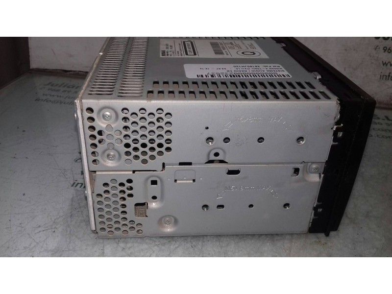 Recambio de sistema audio / radio cd para nissan x-trail (t31) le referencia OEM IAM 28185JH120 PP2805T 