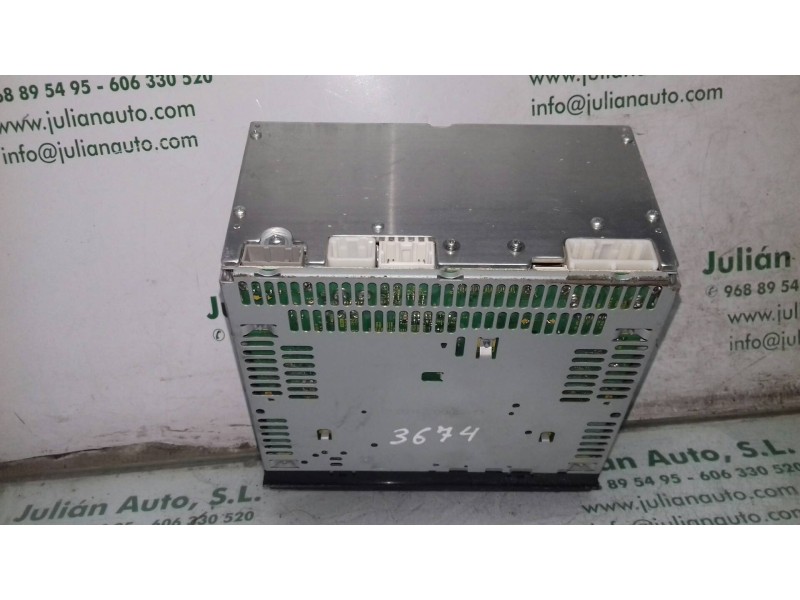 Recambio de sistema audio / radio cd para nissan x-trail (t31) le referencia OEM IAM 28185JH120 PP2805T 