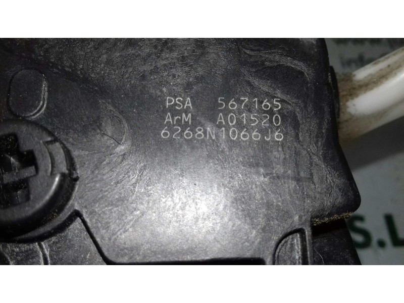 Recambio de cerradura puerta trasera izquierda para peugeot 308 sport referencia OEM IAM 567165 A01520 6 PINES