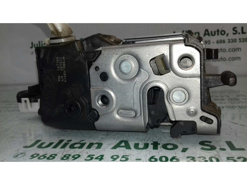 Recambio de cerradura puerta trasera izquierda para peugeot 308 sport referencia OEM IAM 567165 A01520 6 PINES