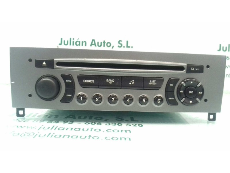 Recambio de sistema audio / radio cd para peugeot 308 sport referencia OEM IAM 96650205XH A2C53287223 SIEMENS VDO