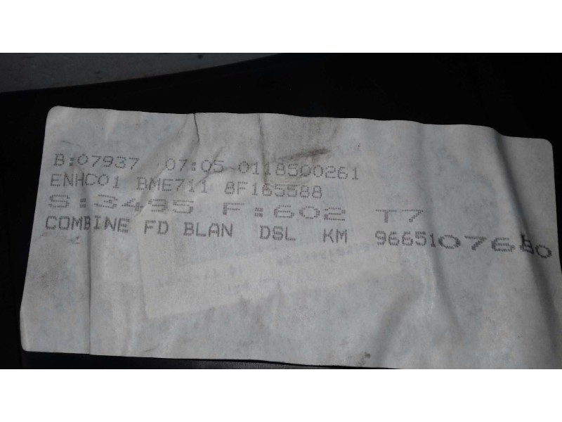 Recambio de cuadro instrumentos para peugeot 308 sport referencia OEM IAM 9665107680 TY97NG55I 