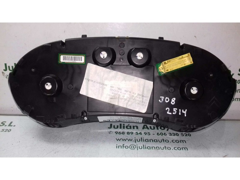 Recambio de cuadro instrumentos para peugeot 308 sport referencia OEM IAM 9665107680 TY97NG55I 