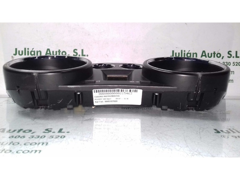Recambio de cuadro instrumentos para peugeot 308 sport referencia OEM IAM 9665107680 TY97NG55I 