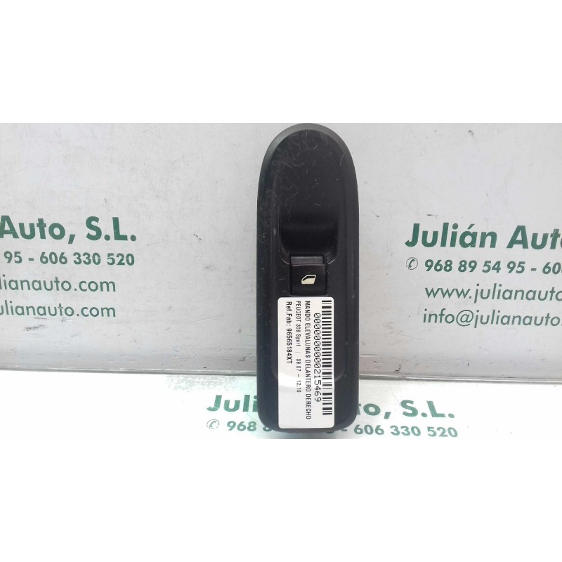 Recambio de mando elevalunas delantero derecho para peugeot 308 sport referencia OEM IAM 96565184XT 53269801 11688