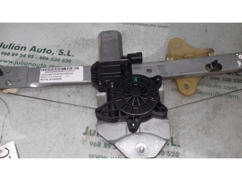 Recambio de elevalunas delantero derecho para renault clio iv business referencia OEM IAM 807205569R 010420140739 ELECTRICO