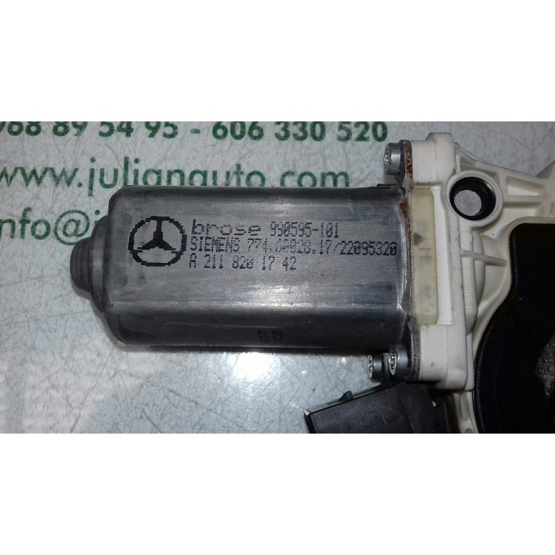 Recambio de motor elevalunas delantero derecho para mercedes-benz clase c (w203) berlina 220 cdi (la) (203.008) referencia OEM I